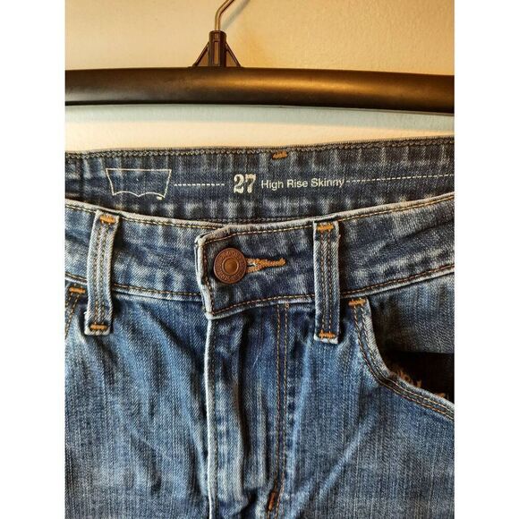 Levi Strauss Size 27 High Rise Skinny Jeans Levi's - Picture 2 of 6
